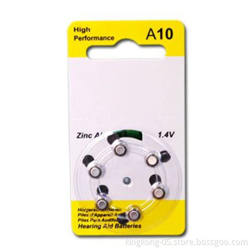 1.4V Battery for Hearing Aids